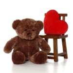 3 Feet Fat and Huge Brown Teddy Bear